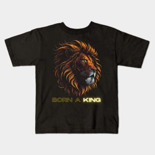 Lion Born A King Kids T-Shirt